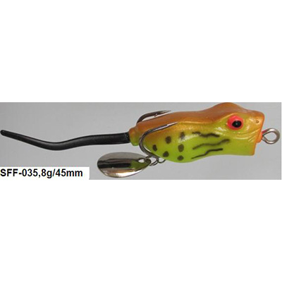 Length(mm):45 Soft Frog Lure