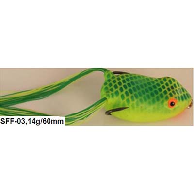 Length(mm):60 Soft Frog Lure