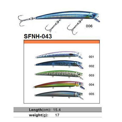 SFNH-043 Plastic Fishing Lures